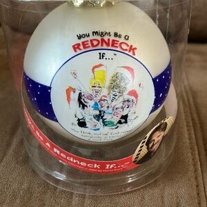 FINAL PRICE! BNWT Jeff Foxworthy “You might be a redneck if…” Ornament